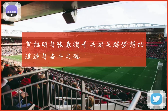 贾旭明与张康携手共进足球梦想的追逐与奋斗之路